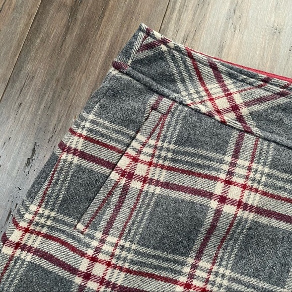Eddie Bauer wool plaid wrap‎ skirt - Picture 4 of 10